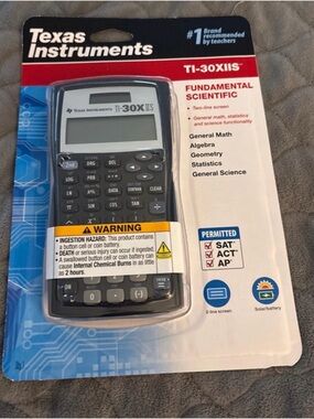 Texas Instruments TI-30XIIS Black Scientific Calculator in Retail Pack